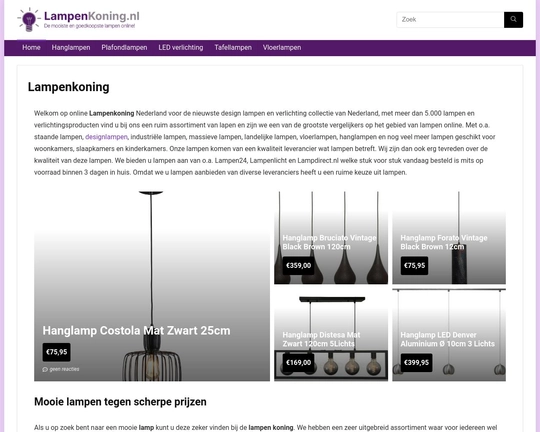LampenKoning.nl | Royaal Aanbod van de Lampen Koning Logo